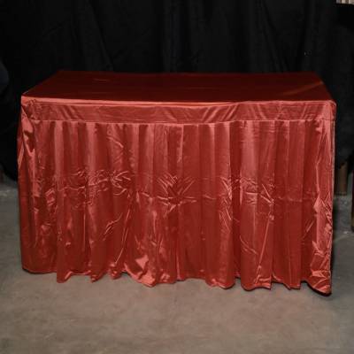 Orange color Buffe Skirting